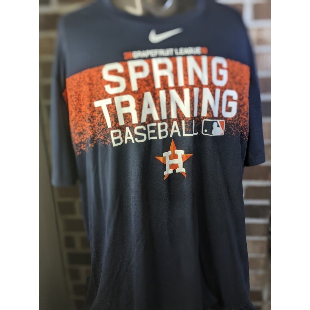 Houston Astros NIKE Dri Fit 2018 Spring Training T Shirt 3XL Great Condition